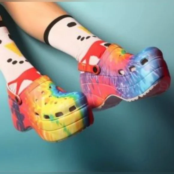 Cape Robbin Shoes Cape Robbin Rainbow Tie Dye Festival